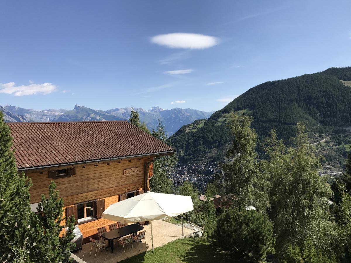 Chalet Clochette 4 Valles-Verbier 拉茨欧马兹 外观 照片